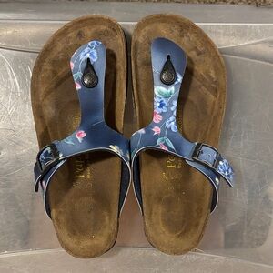 Papillio Blue Floral Sandals